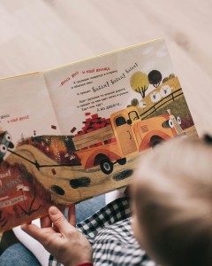 Reading to a child
